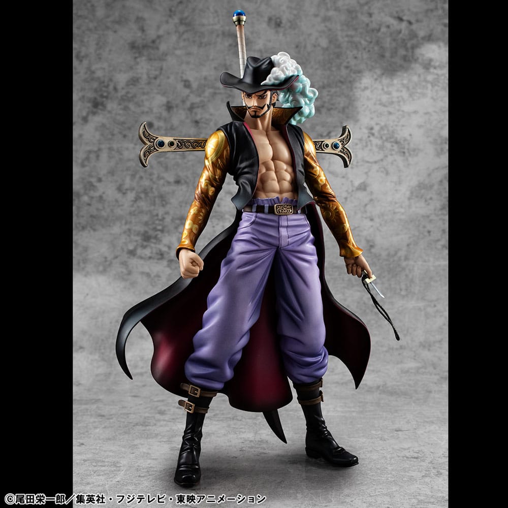 One Piece P.O.P SA-MAXIMUM PVC Statue Hawk Eye Dracule Mihawk Ver. R 29 cm Prizefiguren Yokina