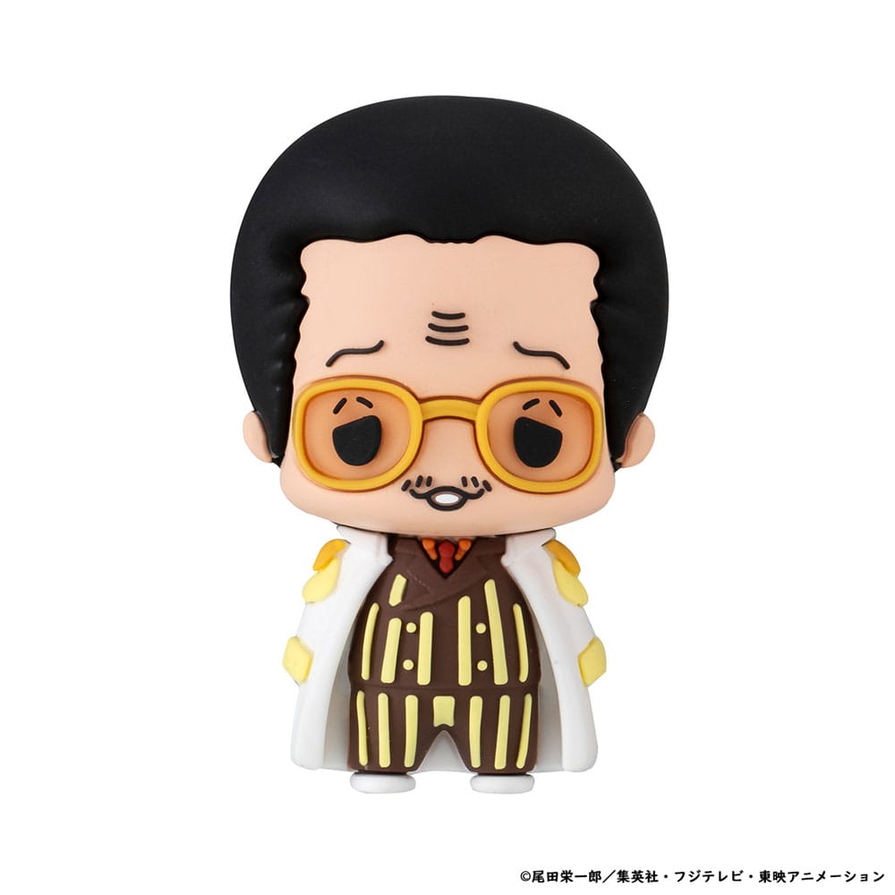 One Piece Chokorin Mascot Series Sammelfiguren 6er-Pack Egghead Ver. 5 cm Minifiguren Yokina