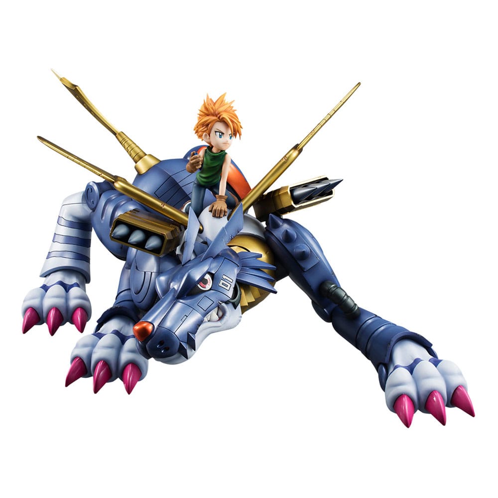 Digimon Adventure Precious G.E.M. Serie PVC Statue Metal Garurumon & Ishida Yamato 30 cm Prizefiguren Yokina