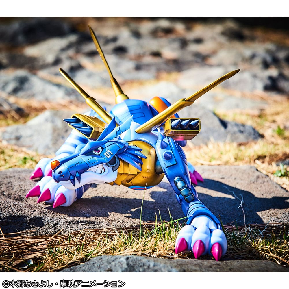 Digimon Adventure Precious G.E.M. Serie PVC Statue Metal Garurumon & Ishida Yamato 30 cm Prizefiguren Yokina