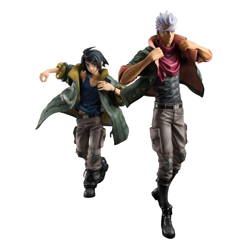 Mobile Suit Gundam Iron-Blood Orphans G.E.M. Serie PVC Statue Mikazuki Augus & Orga Itsuka 26 cm Prizefiguren Yokina