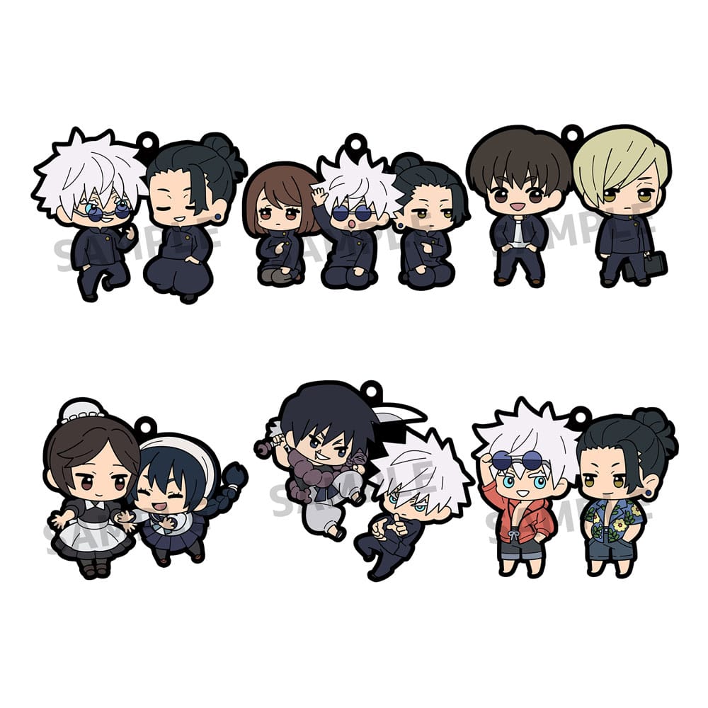 Jujutsu Kaisen 6 Gummi-Anhänger Buddy Collection Vol. 4 6 cm Schlüsselanhänger Yokina