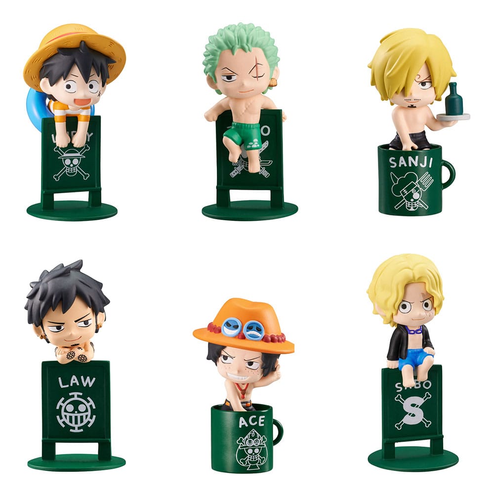 One Piece Ochatomo Series 8 Sammelfiguren Pirates´ Vacance 4 cm Minifiguren Yokina