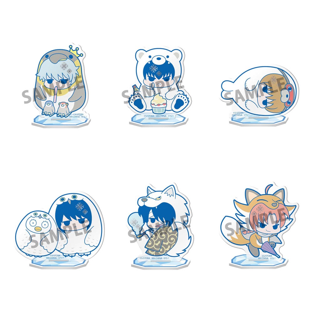 Gintama 6 Acryl Figuren Prince Hata & Animals of Ice 6 cm Minifiguren Yokina