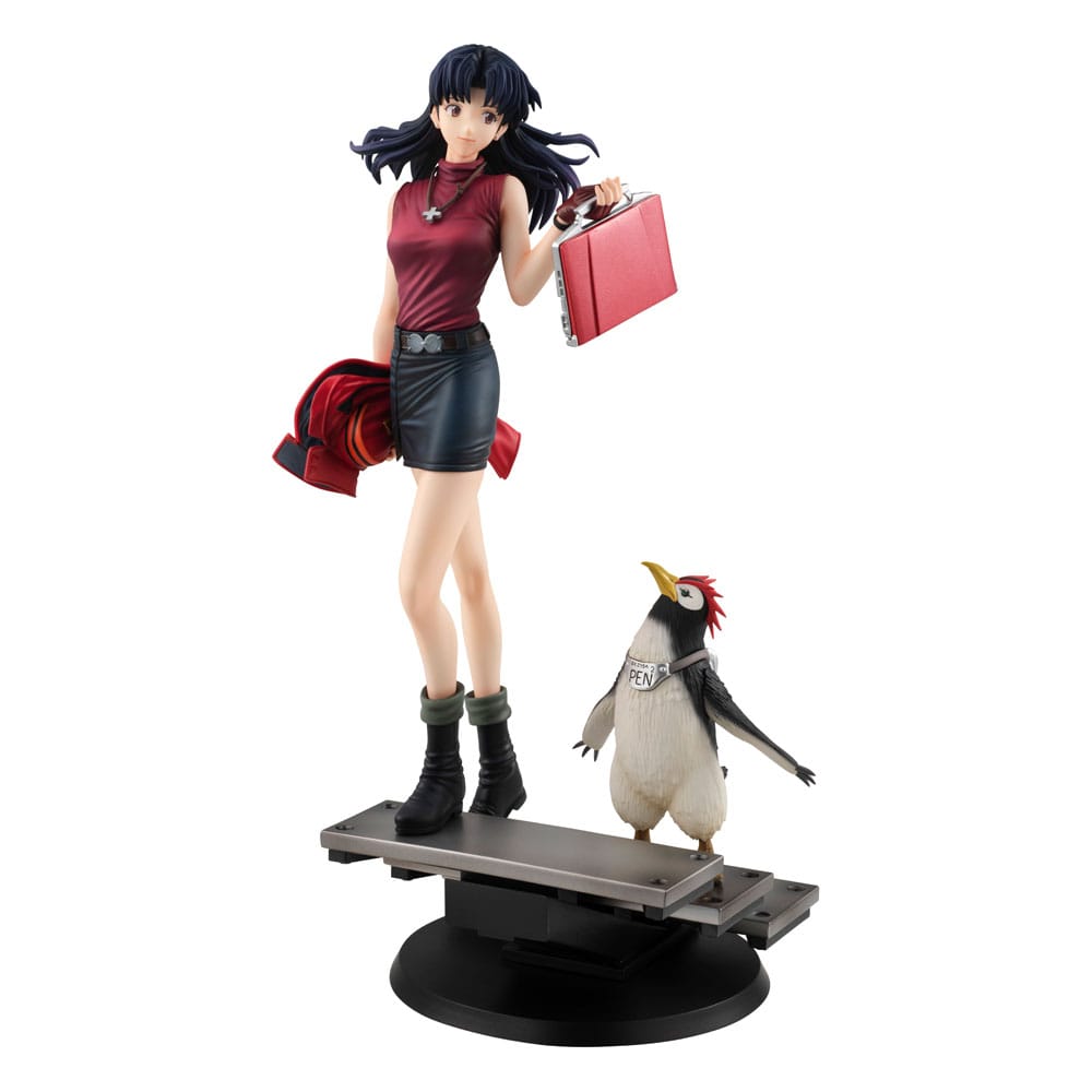 Rebuild of Evangelion Gals PVC Statue Misato Katsuragi & Pen Pen 25 cm Prizefiguren Yokina