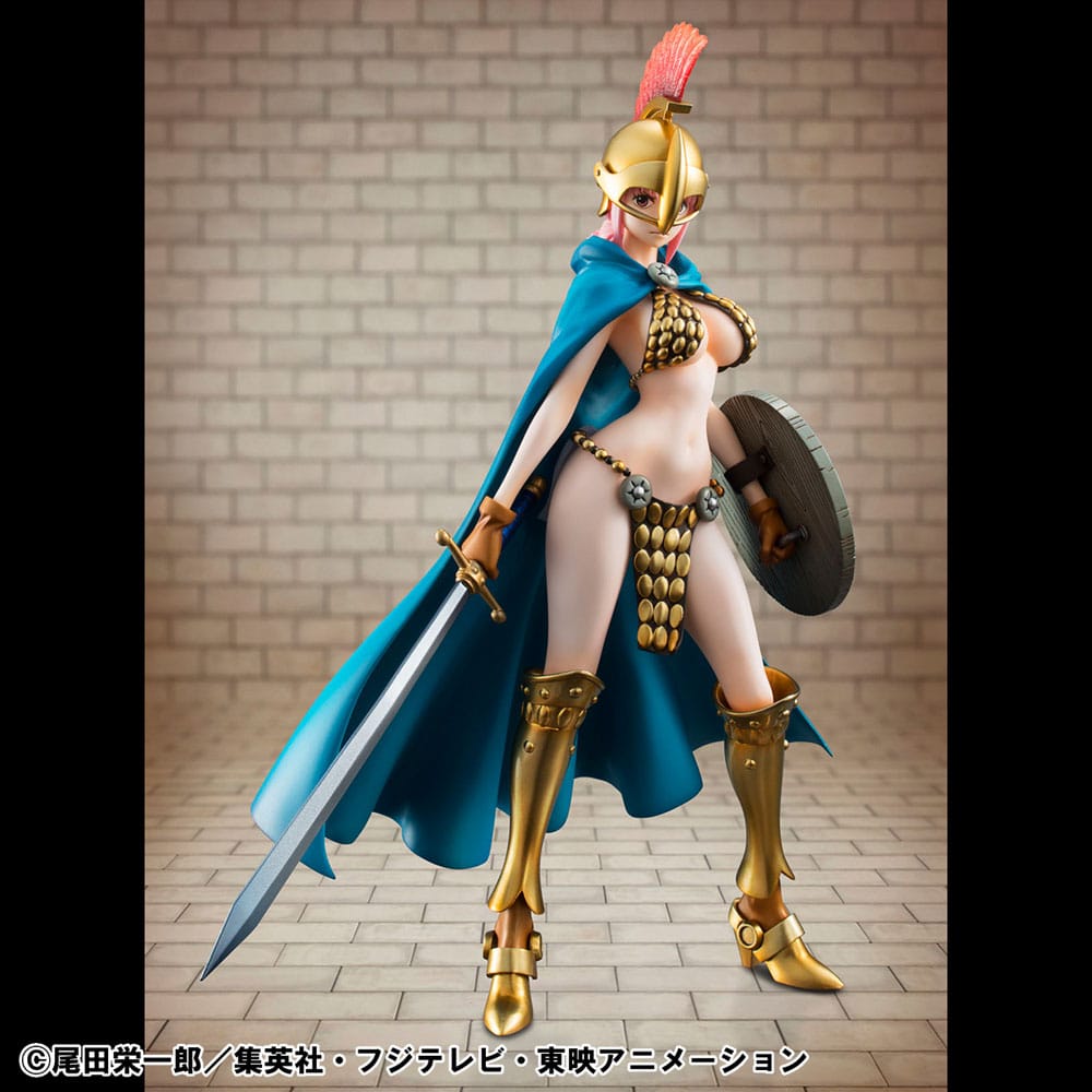 One Piece P.O.P PVC Statue Gladiator Rebecca Sailing Again Super Limited Reprint Ver. 22 cm Prizefiguren Yokina