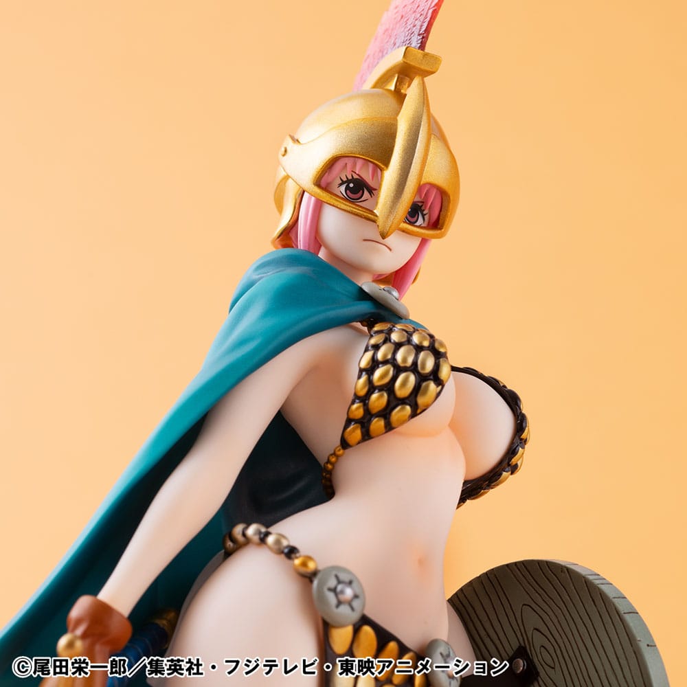 One Piece P.O.P PVC Statue Gladiator Rebecca Sailing Again Super Limited Reprint Ver. 22 cm Prizefiguren Yokina