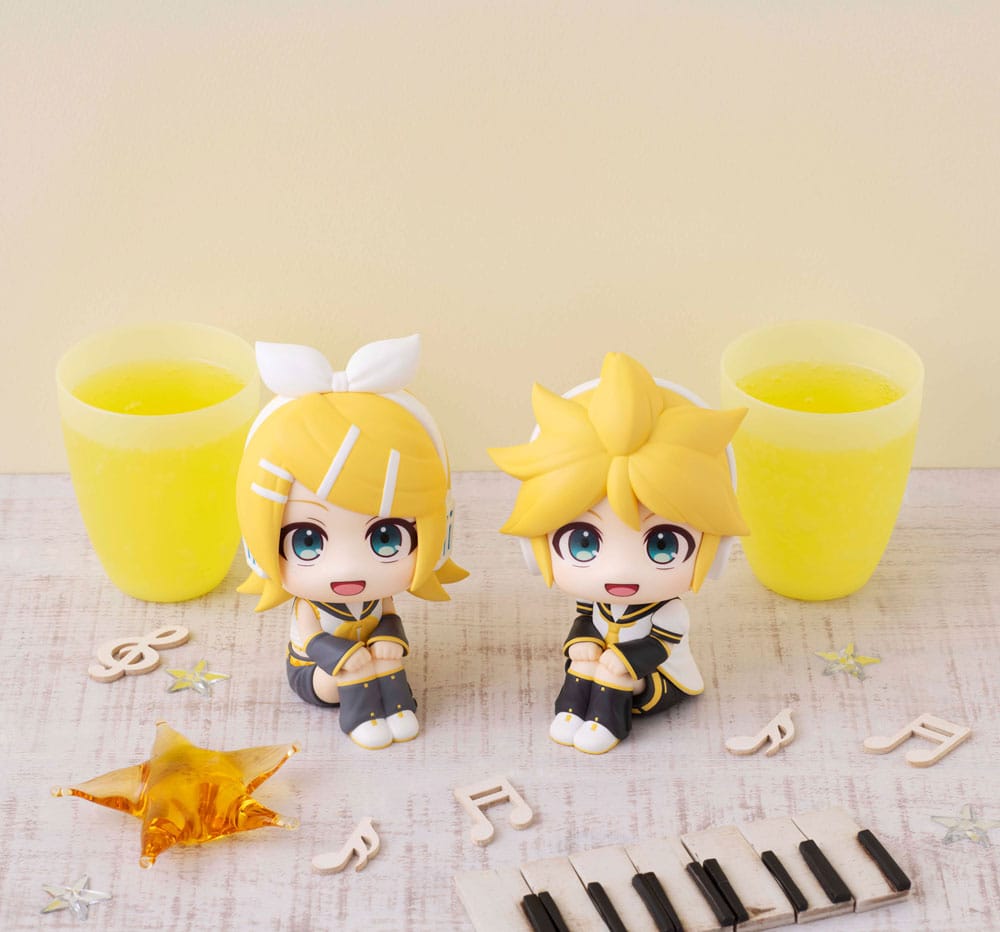 Character Vocal Series: Rin/Len Look Up PVC Statue Hatsune Rin & Len Set (with gift) 11 cm Prizefiguren Yokina