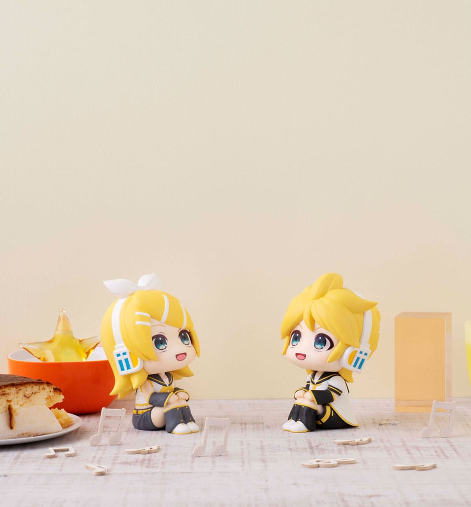 Character Vocal Series: Rin/Len Look Up PVC Statue Hatsune Rin & Len Set (with gift) 11 cm Prizefiguren Yokina