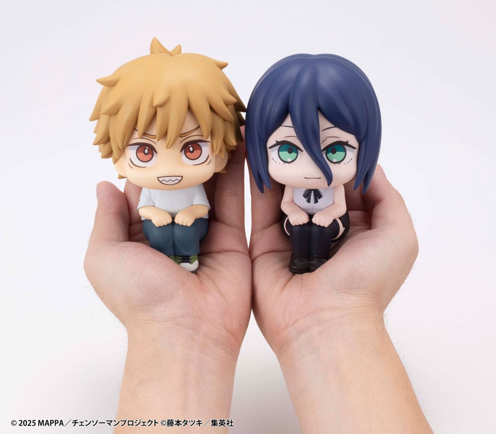 Chainsaw Man The Movie: Reze Arc Look Up PVC Statuen Denji & Reze Set (with gift) 11 cm Prizefiguren Yokina