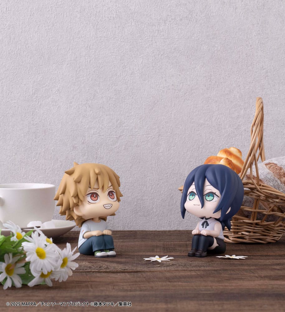 Chainsaw Man The Movie: Reze Arc Look Up PVC Statuen Denji & Reze Set (with gift) 11 cm Prizefiguren Yokina