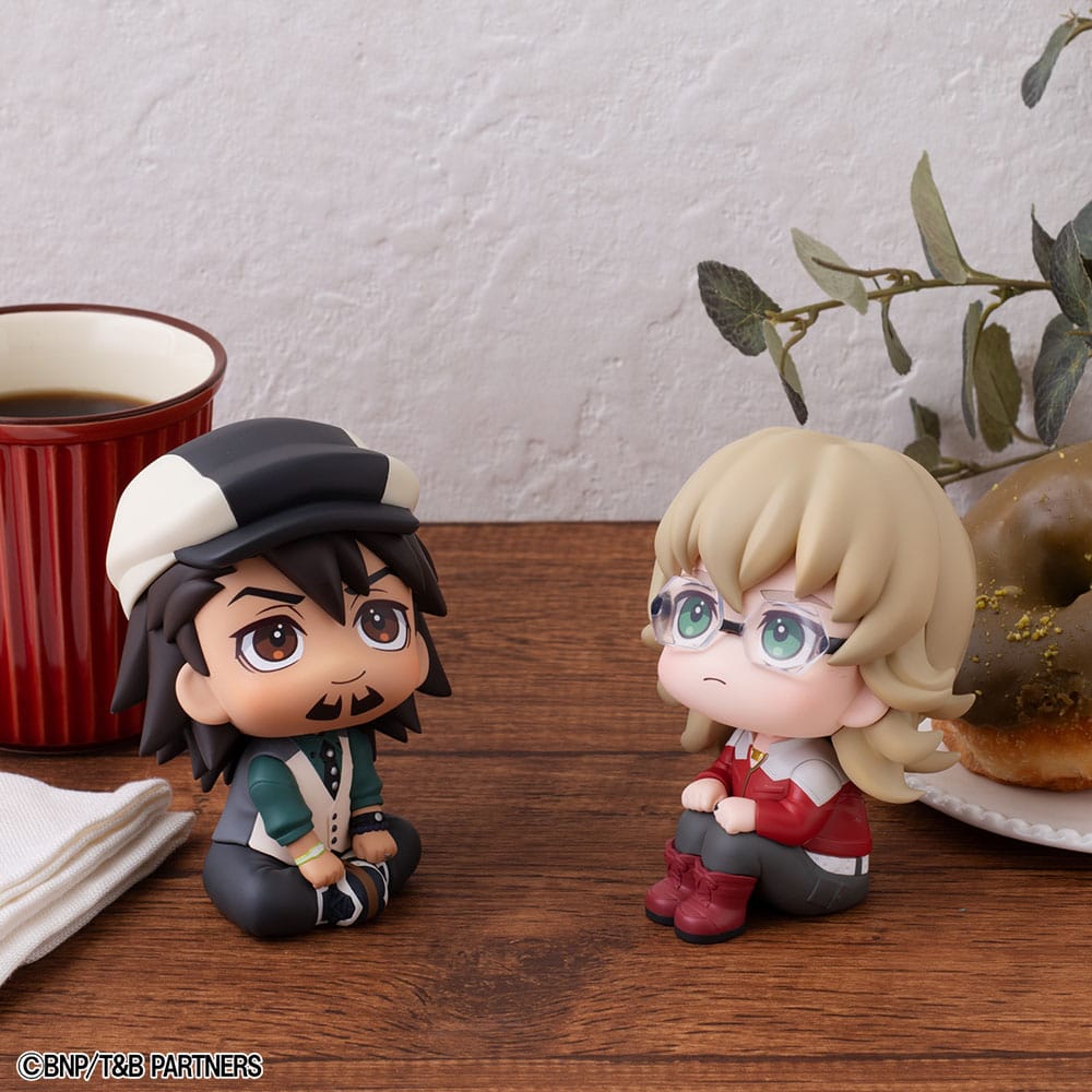 Tiger & Bunny Look Up PVC Statuen Kaburagi T Kotetsu & Barnaby Brooks Jr. Set (with gift) 11 cm Prizefiguren Yokina