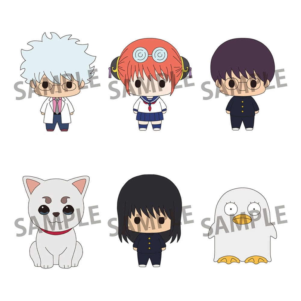 Mr. Ginpachi´s Zany Class/Gintama Chokorin Mascot Series Sammelfiguren Blind Box 6er-Pack Vol. 1 5 cm Minifiguren Yokina