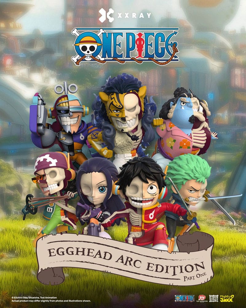 One Piece XXRAY 6 Vinyl Figuren Blind Box Egghead Arc Series Part 1 10 cm Minifiguren Yokina