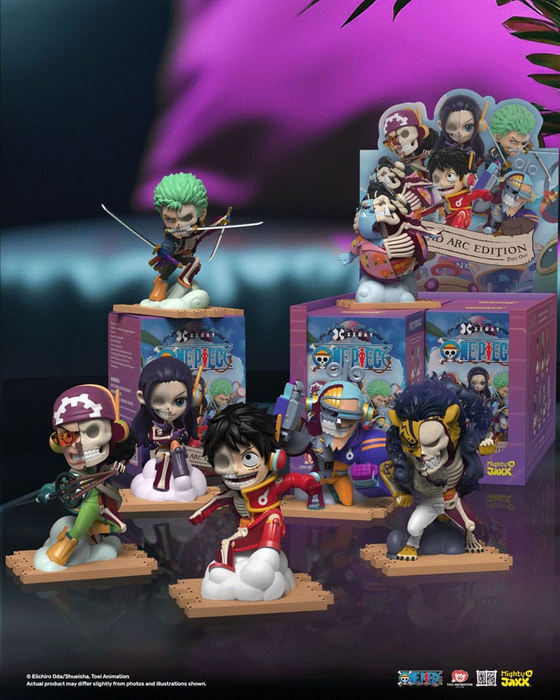 One Piece XXRAY 6 Vinyl Figuren Blind Box Egghead Arc Series Part 1 10 cm Minifiguren Yokina