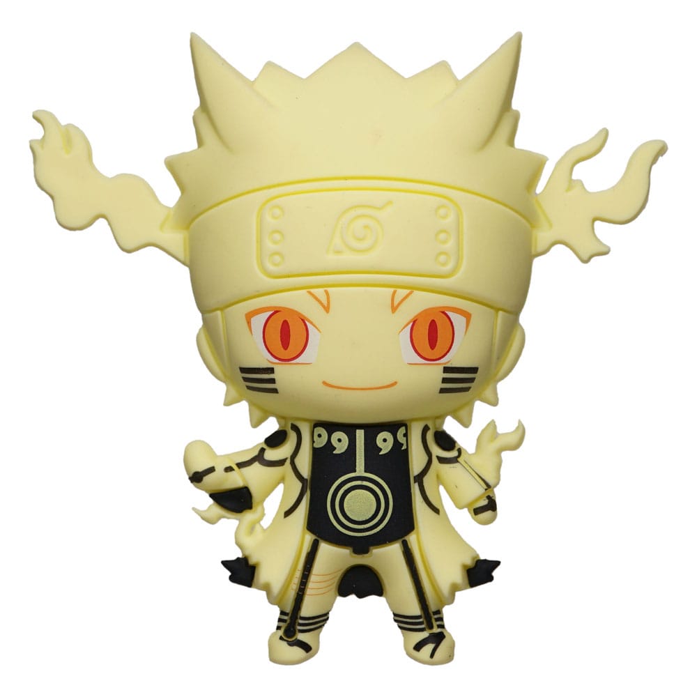 Naruto Shippuden 3D Magnet Naruto Uzumaki (Kurama Link Mode) Dekomagnete Yokina