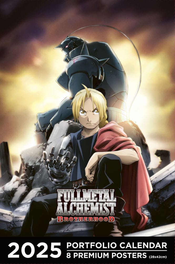 Fullmetal Alchemist Portfolio Kalender 2025 - Englische Ver. Kalender Yokina
