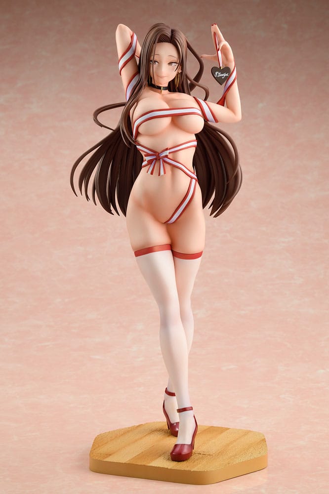 Imaizumi Brings All the Gals to His House PVC Statue 1/6 Risa Hamazaki Bow Ver. 28 cm Hentai Yokina