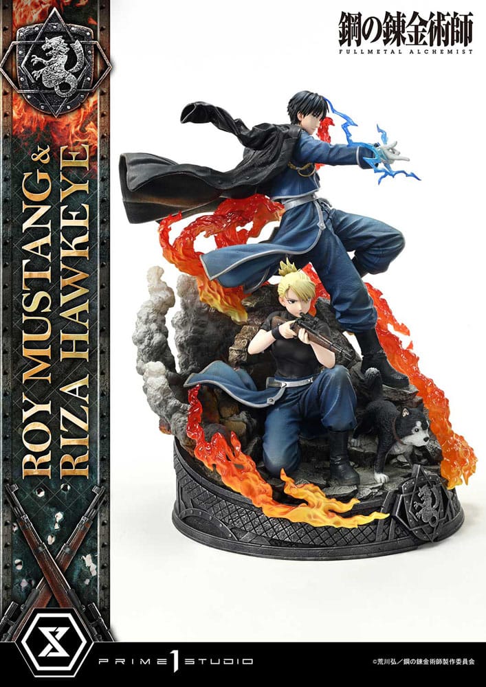 Roy Mustang & Riza Hawkeye Regular Version Concept Masterline Statue 1/6 50 cm Fullmetal Alchemist - Scalefiguren - Yokina