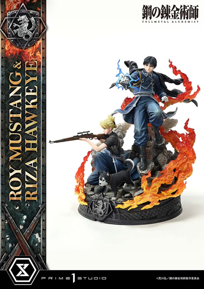 Roy Mustang & Riza Hawkeye Regular Version Concept Masterline Statue 1/6 50 cm Fullmetal Alchemist Scalefiguren Yokina