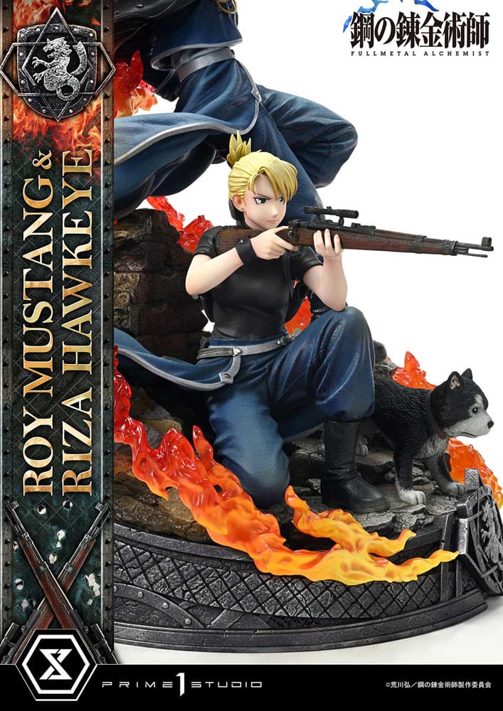 Roy Mustang & Riza Hawkeye Regular Version Concept Masterline Statue 1/6 50 cm Fullmetal Alchemist Scalefiguren Yokina