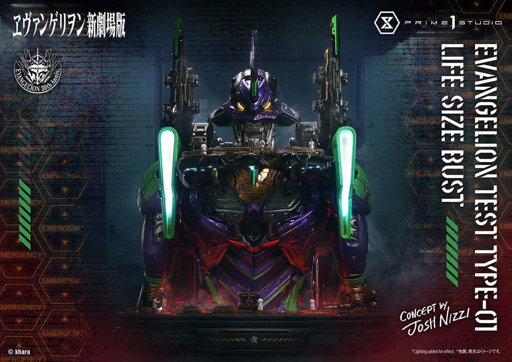 Neon Genesis Evangelion Büste 1/1 Test Type-01 (Concept by Josh Nizzi) 86 cm Scalefiguren Yokina