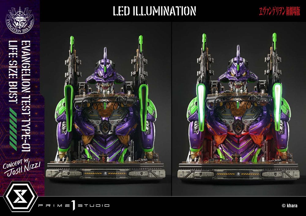 Neon Genesis Evangelion Büste 1/1 Test Type-01 (Concept by Josh Nizzi) 86 cm Scalefiguren Yokina