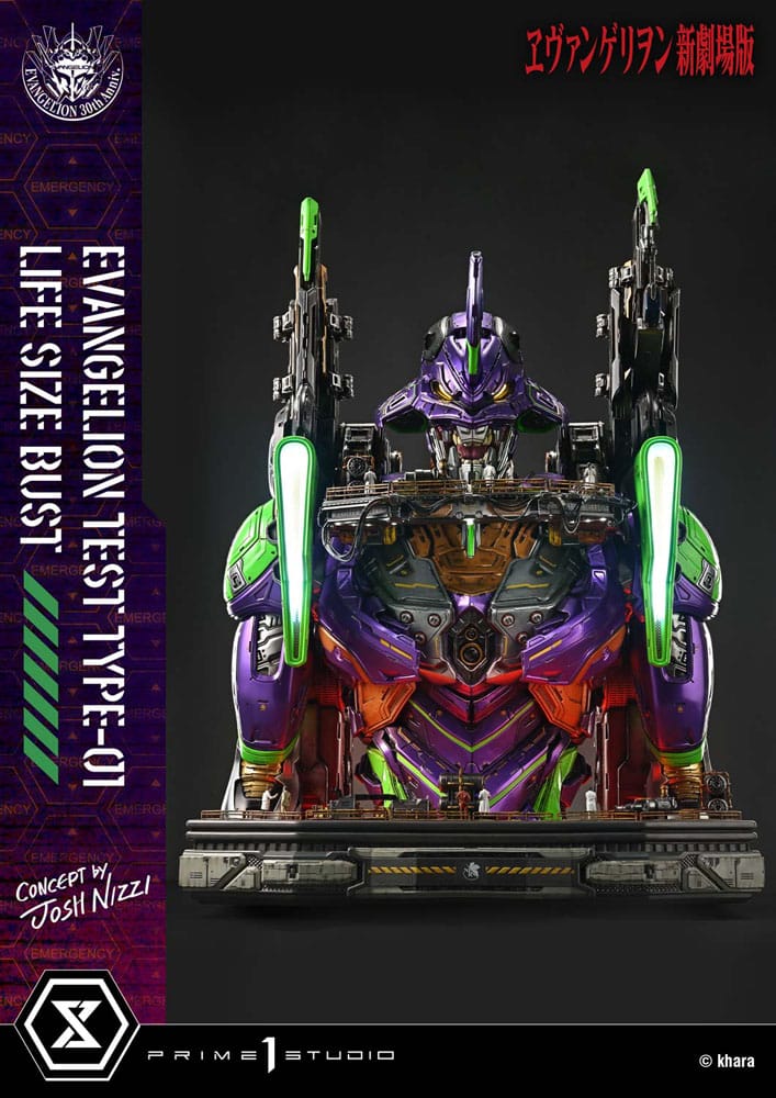 Neon Genesis Evangelion Büste 1/1 Test Type-01 (Concept by Josh Nizzi) 86 cm Scalefiguren Yokina