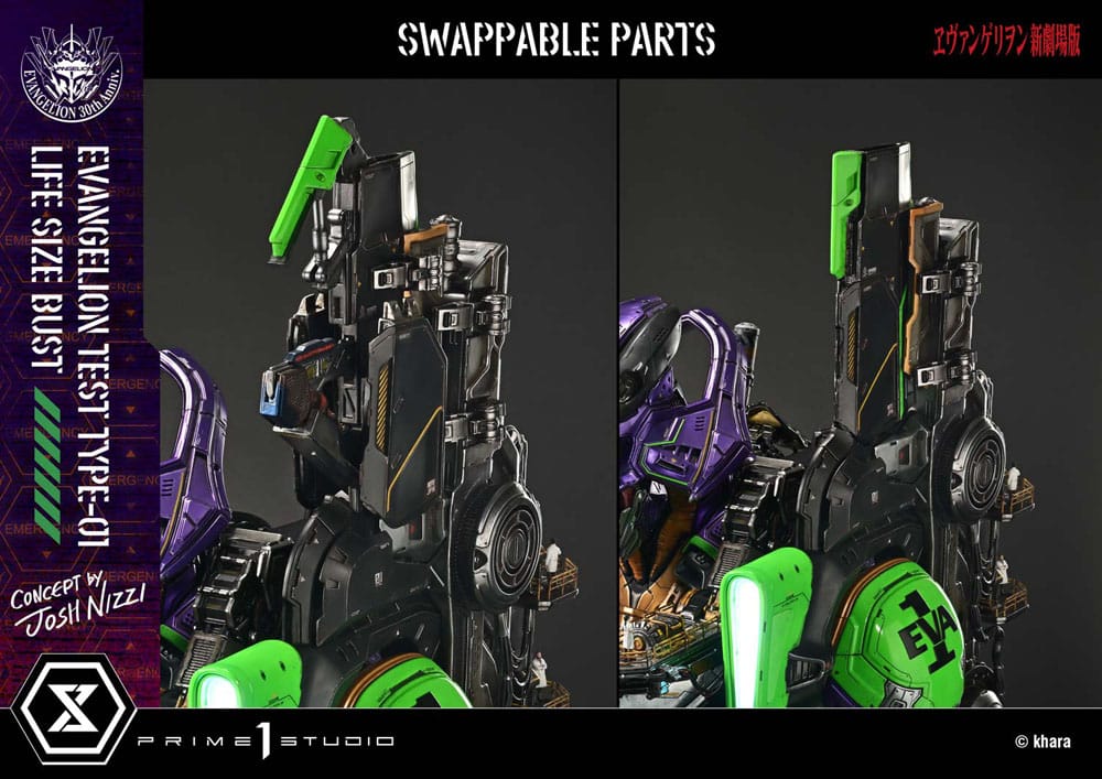 Neon Genesis Evangelion Büste 1/1 Test Type-01 (Concept by Josh Nizzi) Bonus Ver. 86 cm Scalefiguren Yokina