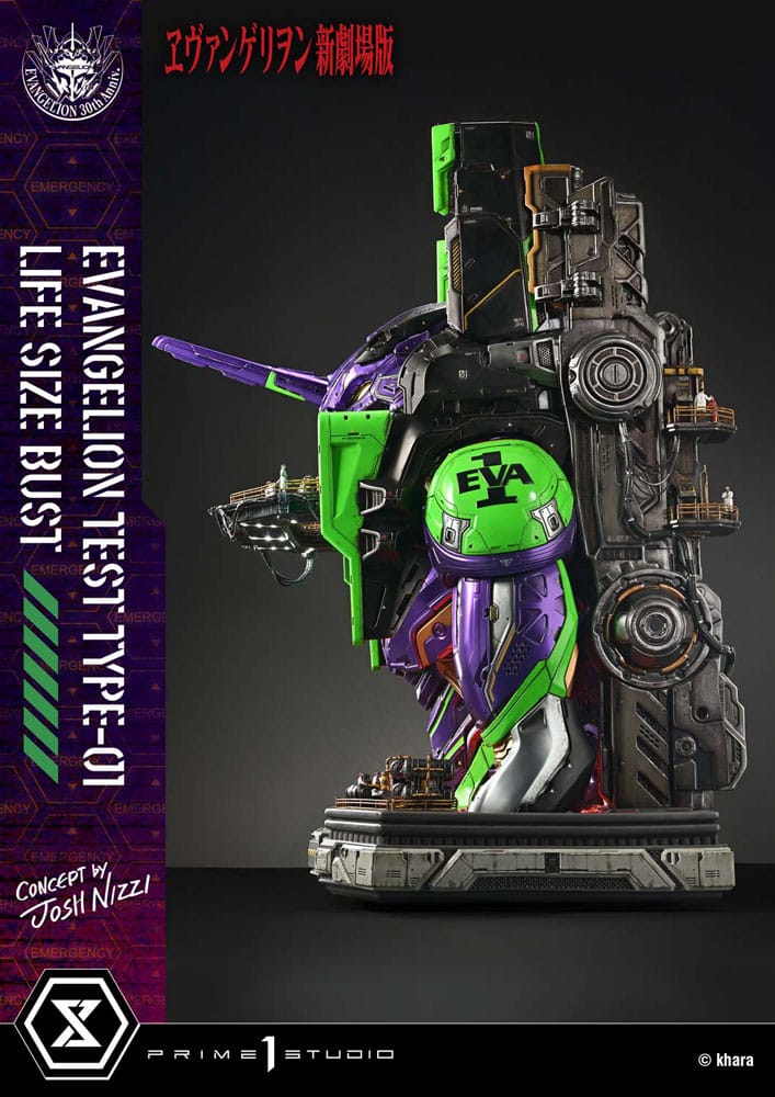 Neon Genesis Evangelion Büste 1/1 Test Type-01 (Concept by Josh Nizzi) Bonus Ver. 86 cm Scalefiguren Yokina