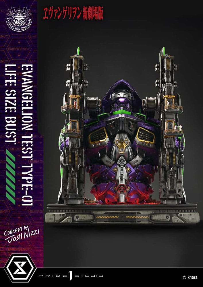 Neon Genesis Evangelion Büste 1/1 Test Type-01 (Concept by Josh Nizzi) Bonus Ver. 86 cm Scalefiguren Yokina