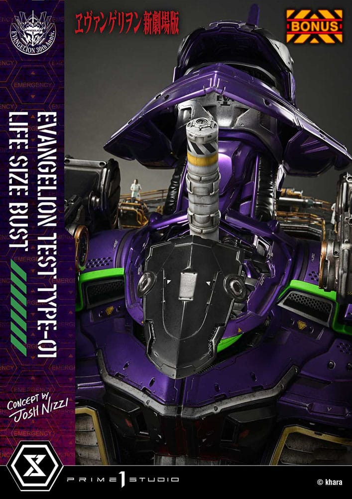 Neon Genesis Evangelion Büste 1/1 Test Type-01 (Concept by Josh Nizzi) Bonus Ver. 86 cm Scalefiguren Yokina