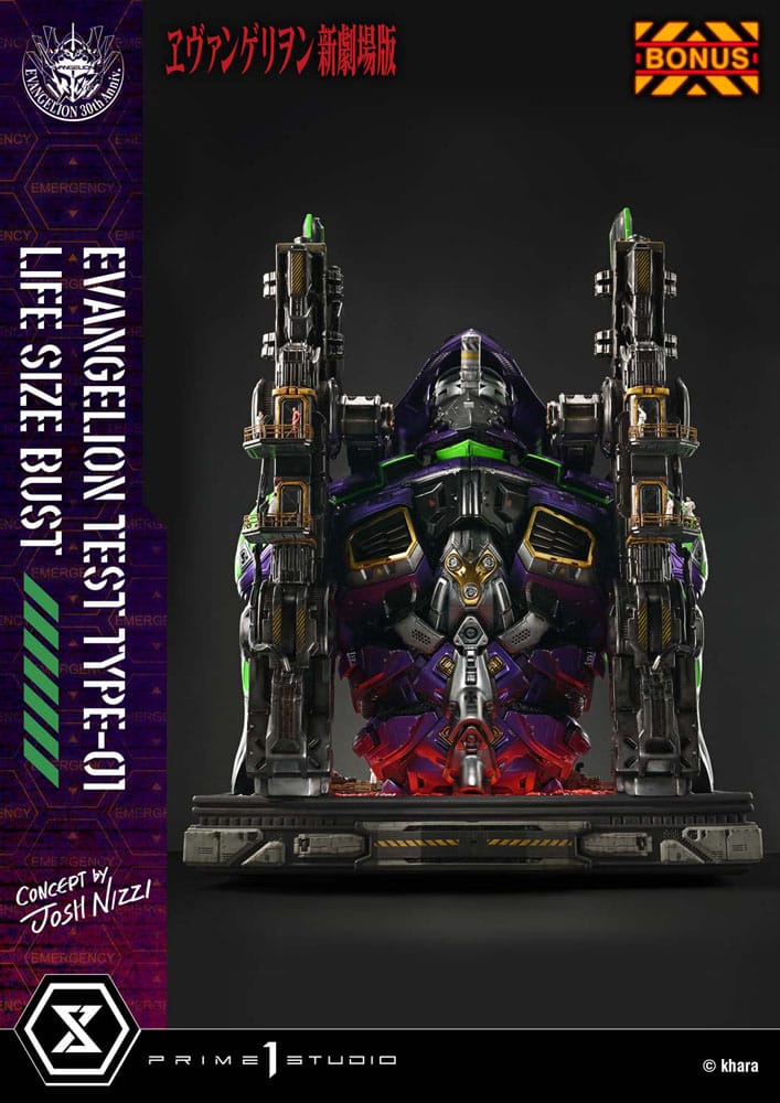 Neon Genesis Evangelion Büste 1/1 Test Type-01 (Concept by Josh Nizzi) Bonus Ver. 86 cm Scalefiguren Yokina