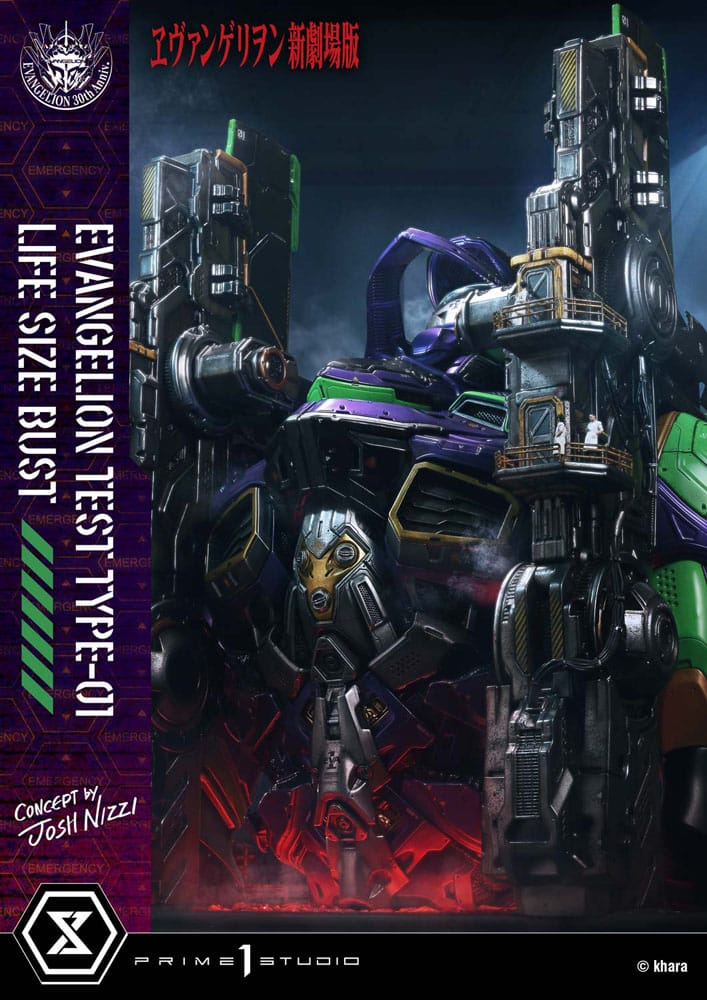 Neon Genesis Evangelion Büste 1/1 Test Type-01 (Concept by Josh Nizzi) Bonus Ver. 86 cm Scalefiguren Yokina