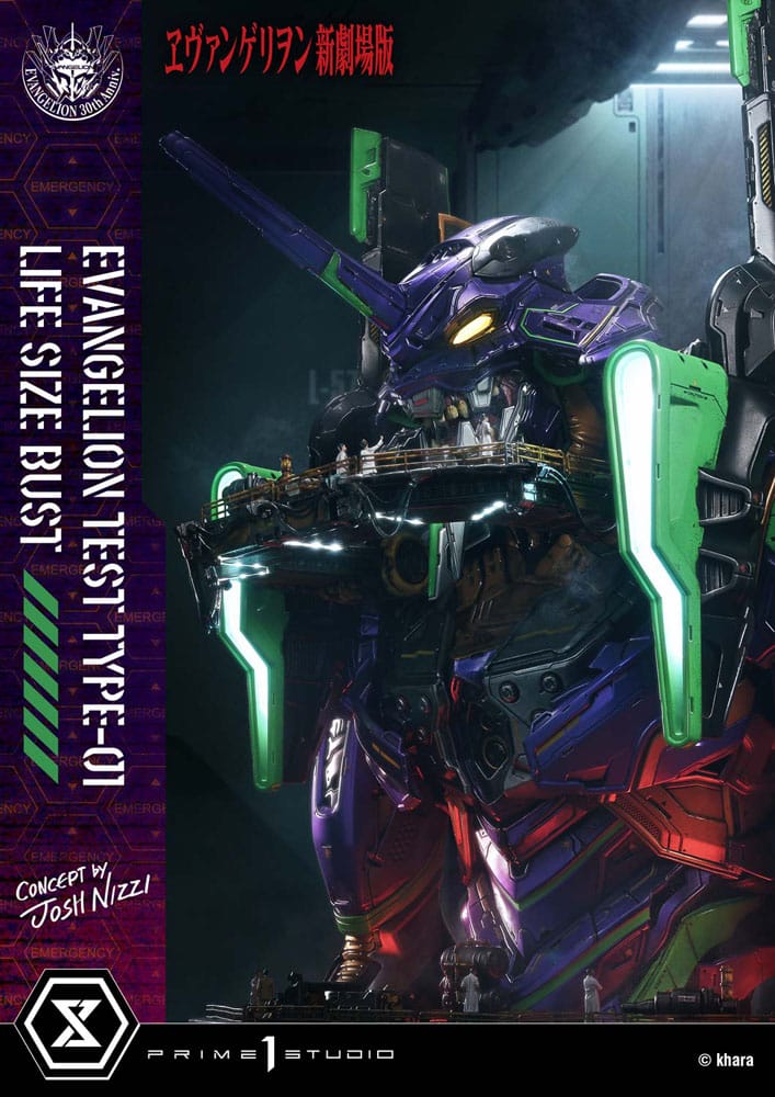 Neon Genesis Evangelion Büste 1/1 Test Type-01 (Concept by Josh Nizzi) Bonus Ver. 86 cm Scalefiguren Yokina