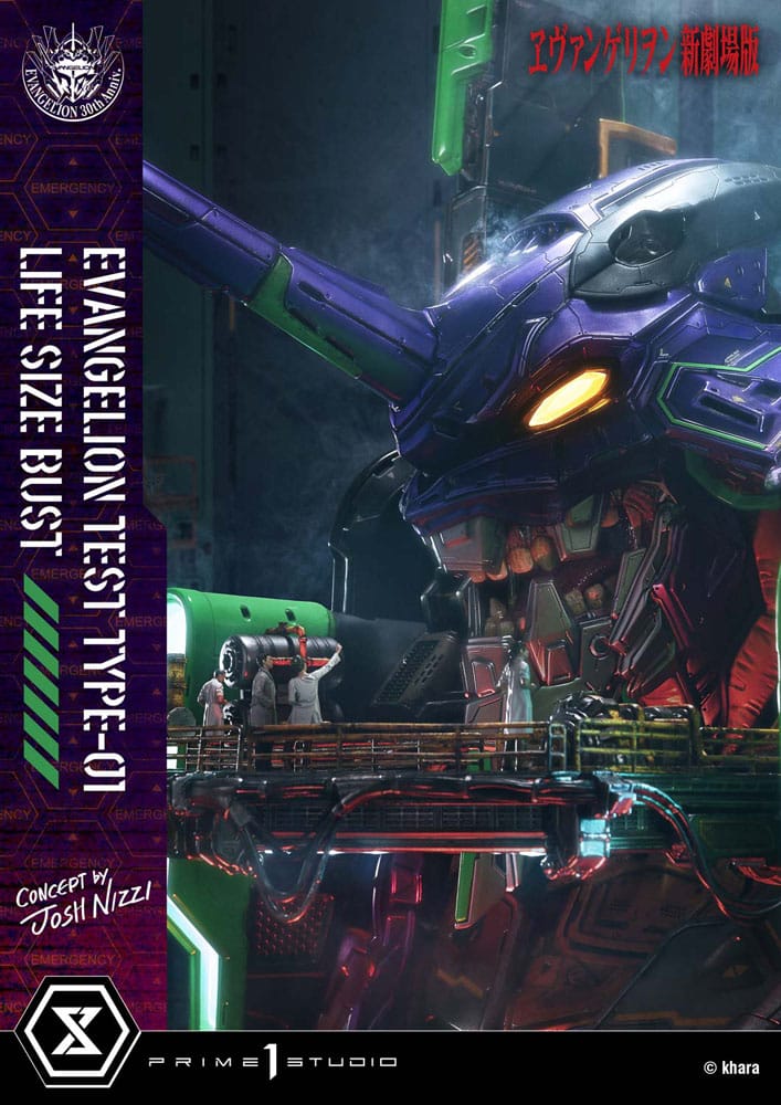 Neon Genesis Evangelion Büste 1/1 Test Type-01 (Concept by Josh Nizzi) Bonus Ver. 86 cm Scalefiguren Yokina