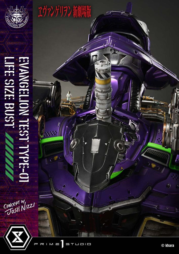 Neon Genesis Evangelion Büste 1/1 Test Type-01 (Concept by Josh Nizzi) Bonus Ver. 86 cm Scalefiguren Yokina