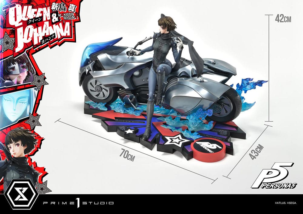 Persona 5 Premium Masterline Series Statue 1/4 Makoto Niijima "Queen" & Johanna Bonus Version 42 cm Scalefiguren Yokina
