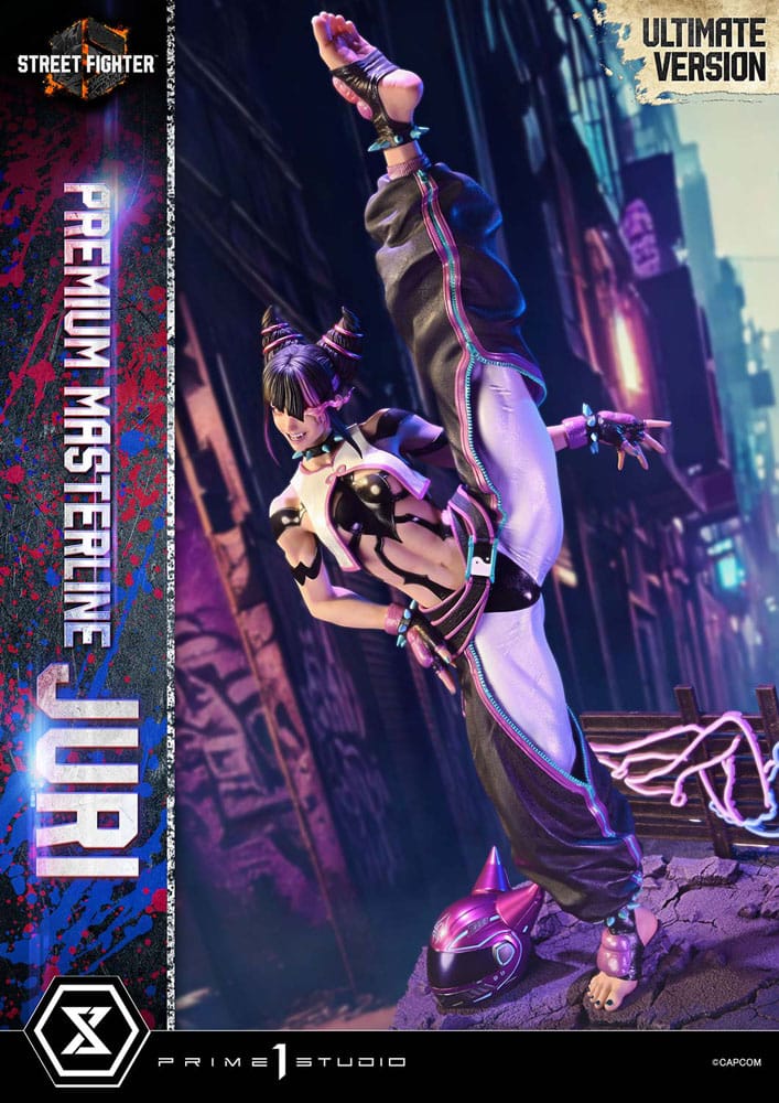 Street Fighter 6 Premium Masterline Series Statue 1/4 Juri Ultimate Bonus Version 58 cm Scalefiguren Yokina
