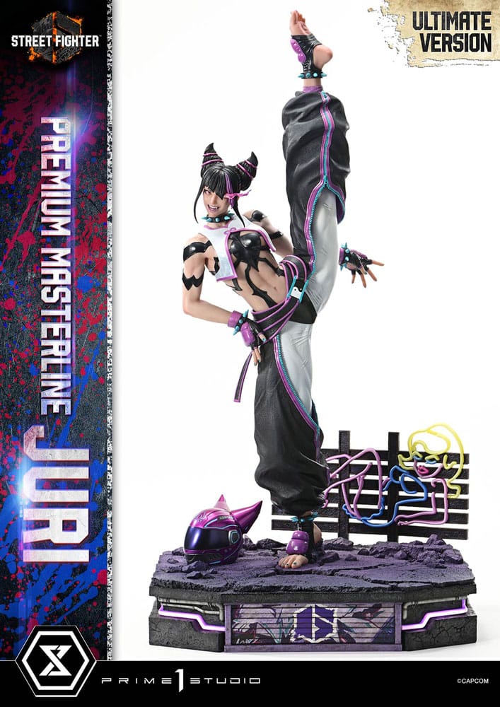 Street Fighter 6 Premium Masterline Series Statue 1/4 Juri Ultimate Bonus Version 58 cm Scalefiguren Yokina