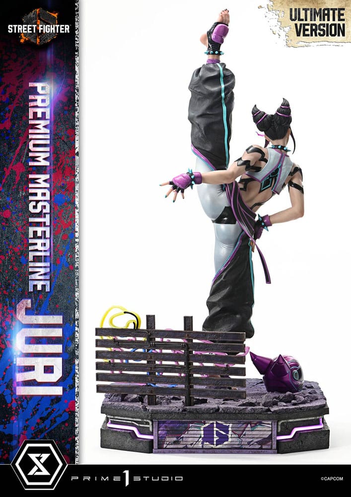 Street Fighter 6 Premium Masterline Series Statue 1/4 Juri Ultimate Bonus Version 58 cm Scalefiguren Yokina