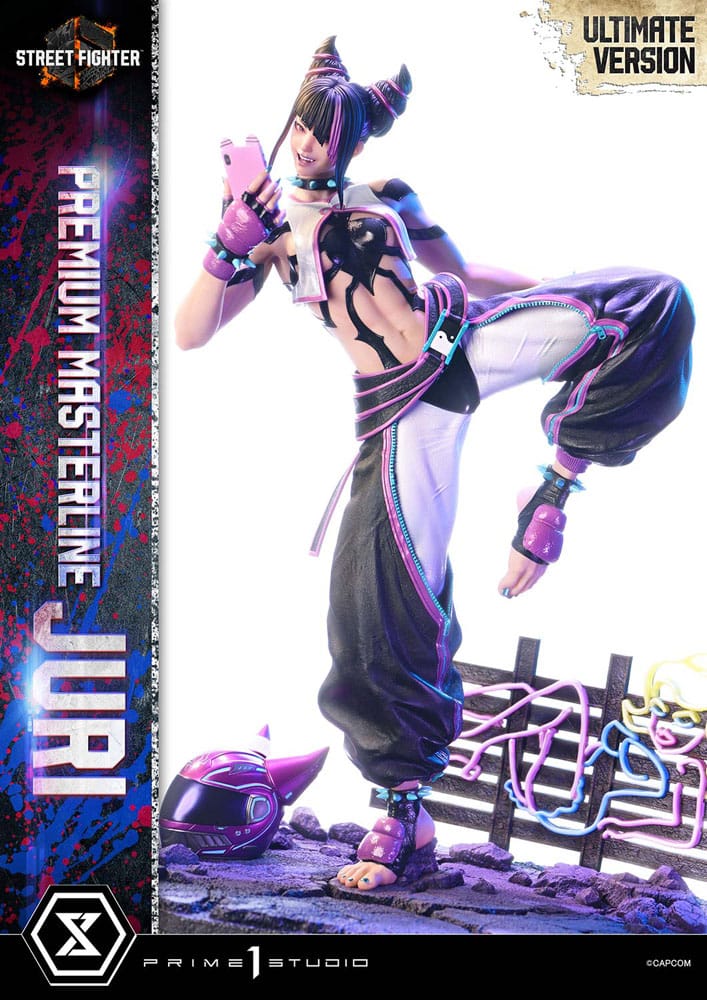 Street Fighter 6 Premium Masterline Series Statue 1/4 Juri Ultimate Bonus Version 58 cm Scalefiguren Yokina