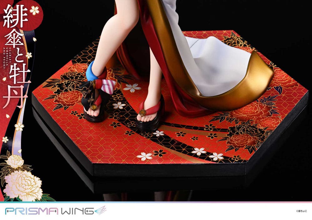 Original Illustration by Fuzichoco Prisma Wing PVC Statue 1/7 Scarlet Umbrella And Peony 28 cm Scalefiguren Yokina