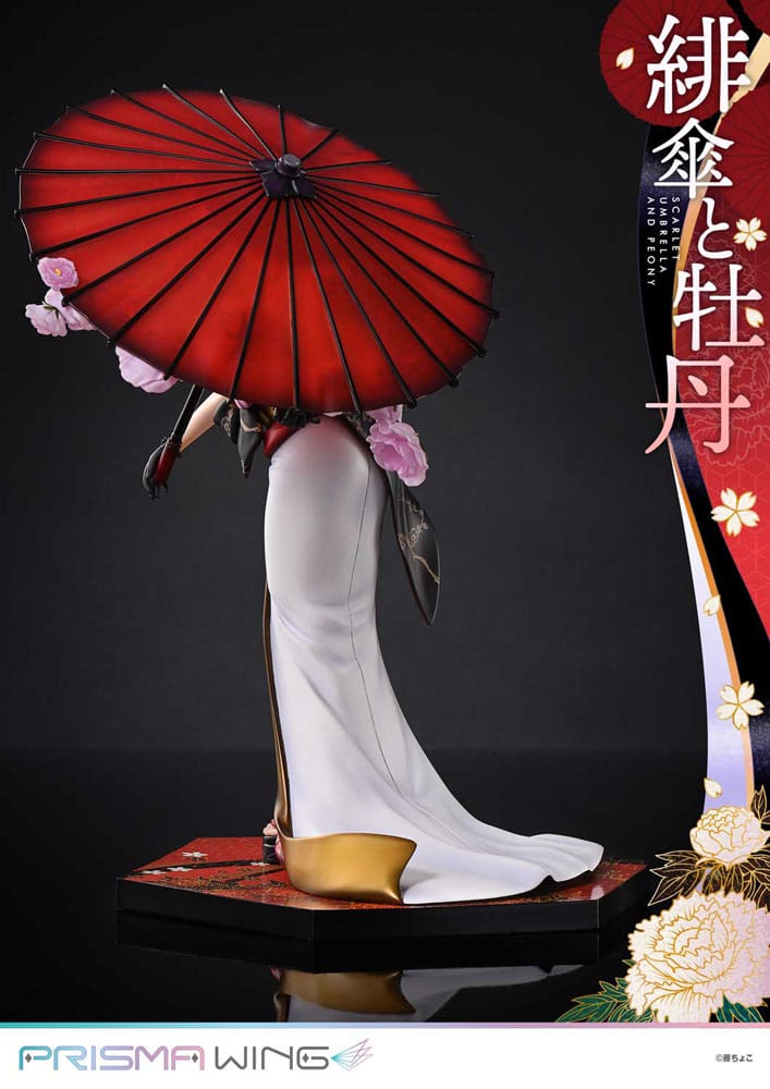 Original Illustration by Fuzichoco Prisma Wing PVC Statue 1/7 Scarlet Umbrella And Peony 28 cm Scalefiguren Yokina