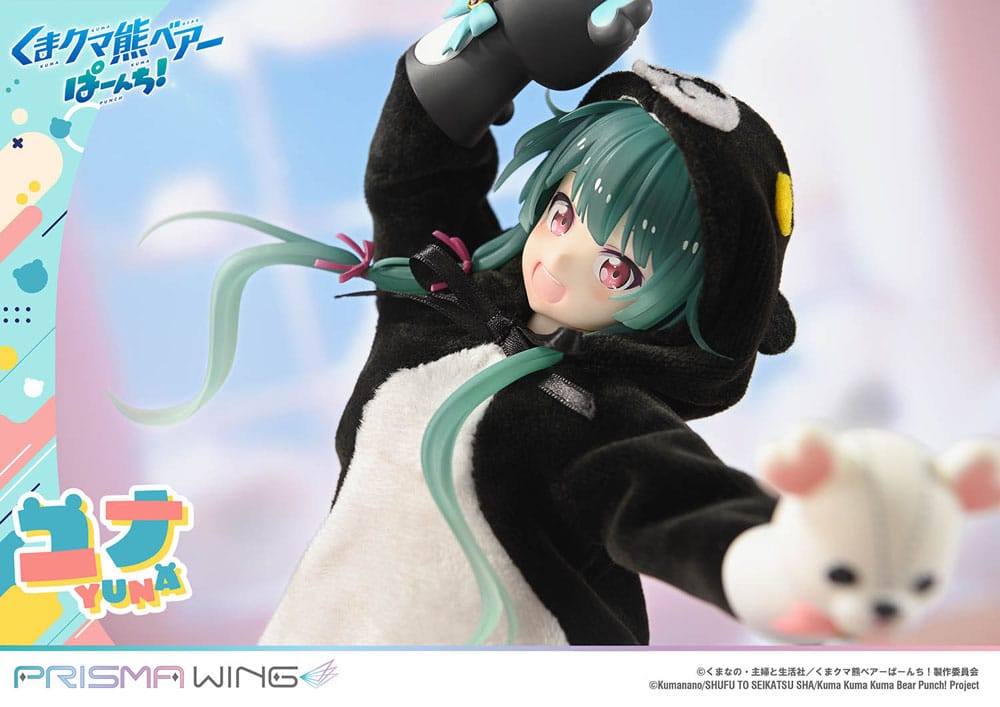 Kuma Kuma Kuma Bear Punch! Prisma Wing PVC Statue 1/7 Yuna 28 cm Scalefiguren Yokina