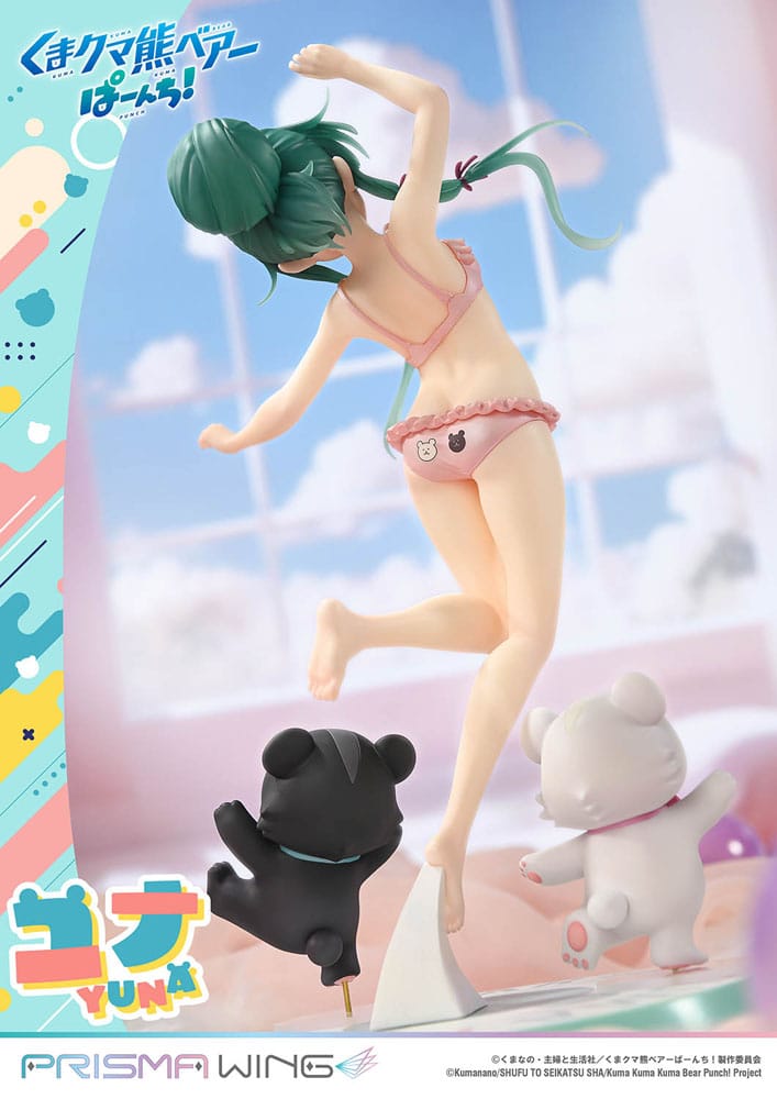 Kuma Kuma Kuma Bear Punch! Prisma Wing PVC Statue 1/7 Yuna 28 cm Scalefiguren Yokina