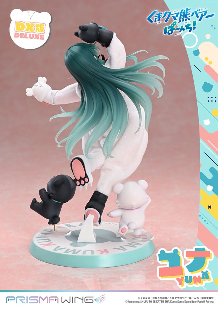 Kuma Kuma Kuma Bear Punch! Prisma Wing PVC Statue 1/7 Yuna Deluxe Version 28 cm Scalefiguren Yokina