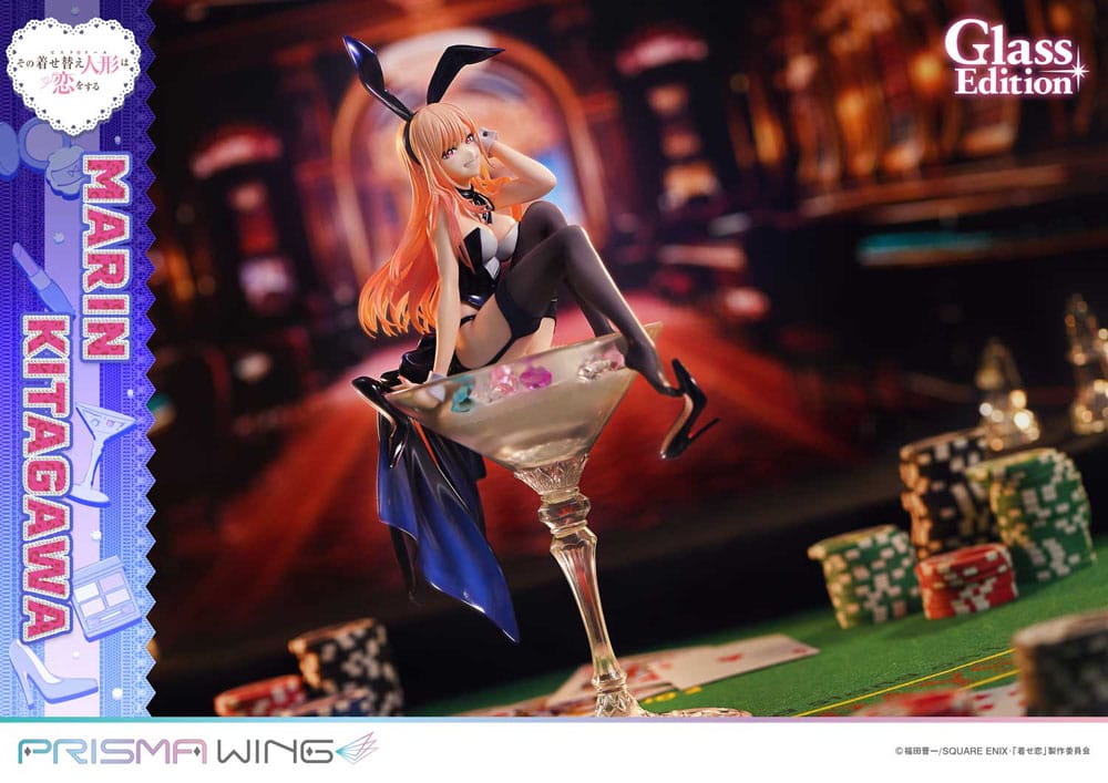My Dress-Up Darling Prisma Wing PVC Statue 1/7 Marin Kitagawa Glass Edition 29 cm Scalefiguren Yokina