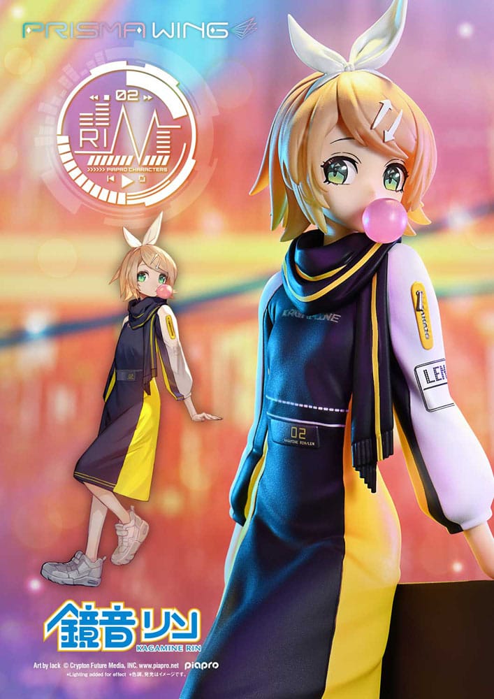 Vocaloid Piapro Characters Prisma Wing PVC Statue 1/7 Kagamine Rin (Art by lack) 21 cm Scalefiguren Yokina