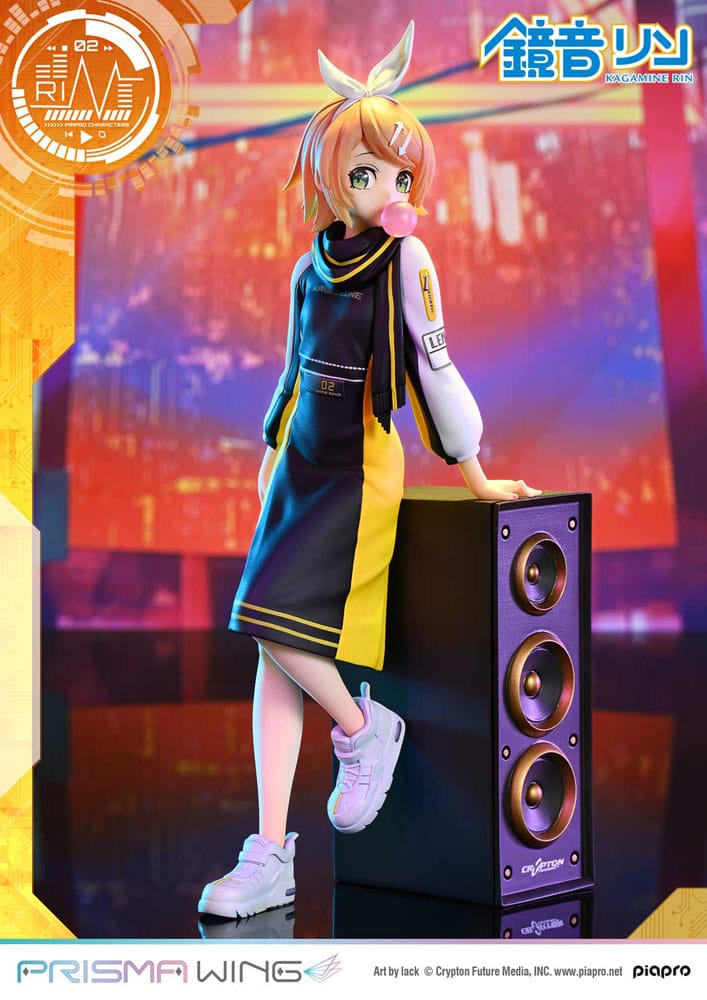 Vocaloid Piapro Characters Prisma Wing PVC Statue 1/7 Kagamine Rin (Art by lack) 21 cm Scalefiguren Yokina